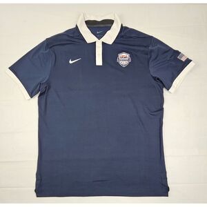 Nike Team USA Basketball Polo Shirt Mens Medium. Dri-Fit Shirt. CT1899-451. RARE